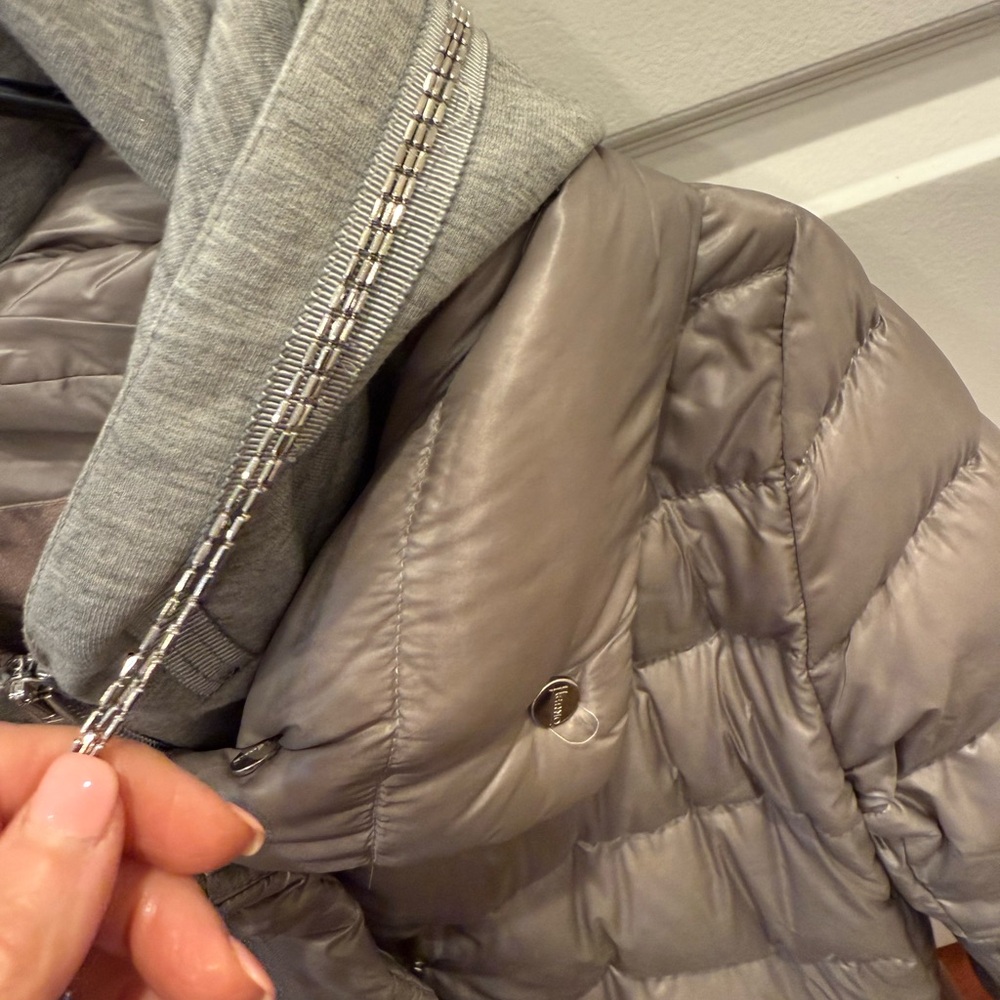 Herno Metallic Silver Puffer Jacket - image 2